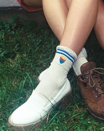 Hue Socks - Parchment